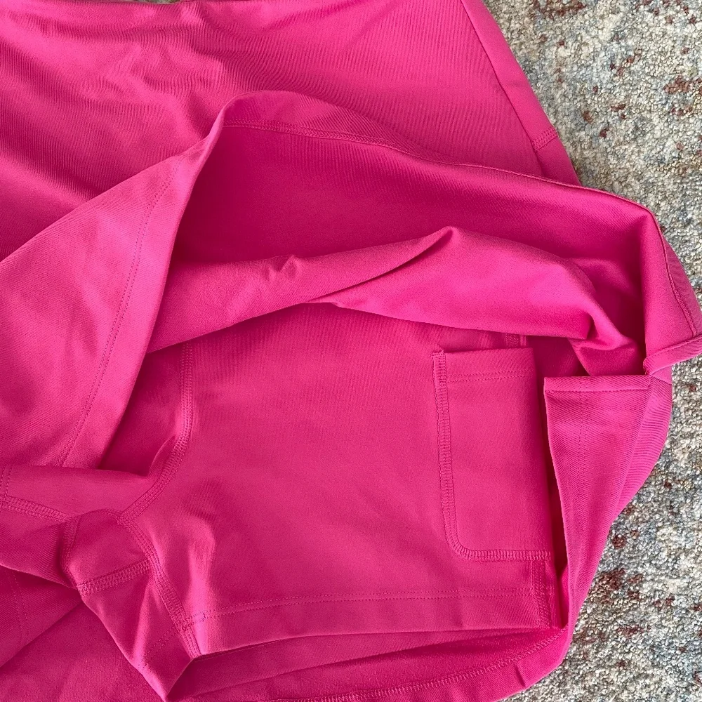Girlfriend Collective Pink Cabaret BioCompressive Sport Skort Women’s Size Small - Picture 5 of 7